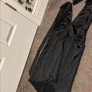 La Hearts Black Sleeveless Jumpsuit